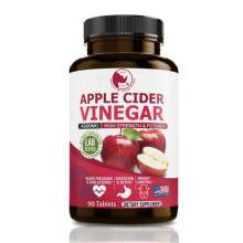 Private Labels Weight Loss Slimming Vegan Supplements Natural Apple Cider Vinegar Tablets